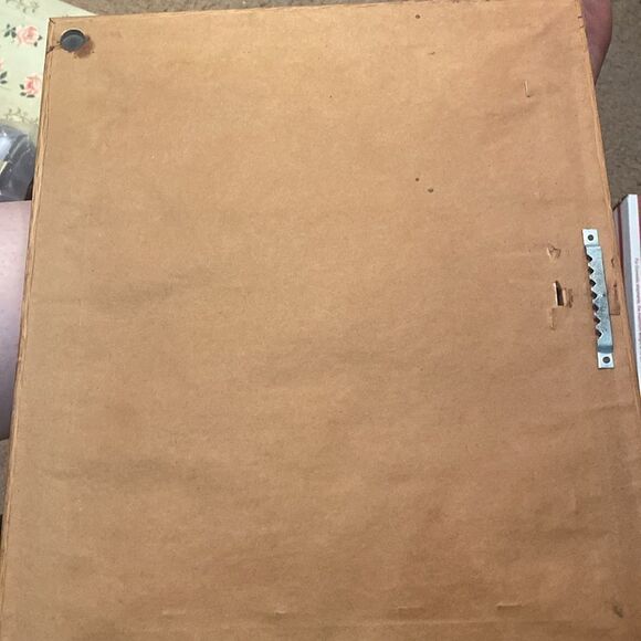 Original Framed Vintage Bison in Nature Embossed Paper Artwork, Signed by Artist - Picture 3 of 5